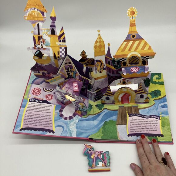 My Little Pony Books Lot Of 4 HCs & Paperbacks Pop Up and Comics Friendship - Picture 7 of 11